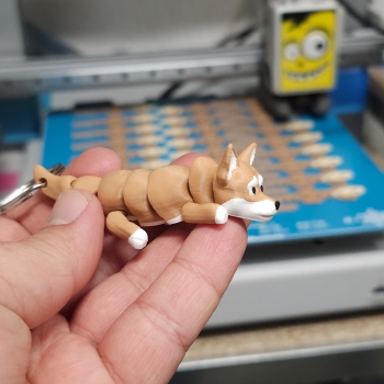 Chihuahua jasnobrązowa - brelok do kluczy